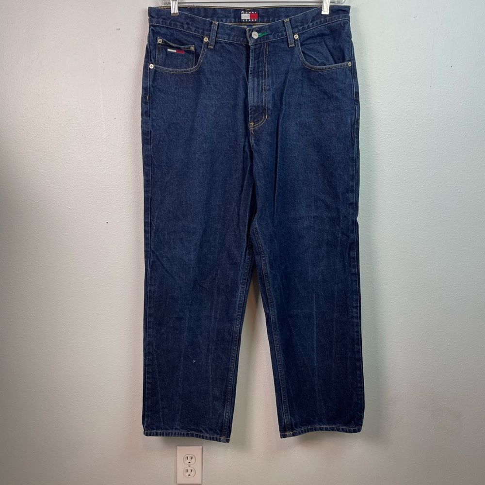 Tommy Hilfiger Relaxed Blue Jeans Classic Fit Size W36 L30 EUC